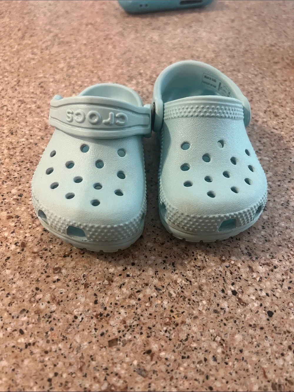 CROCS Kids Clog in Mint Green